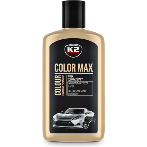 K2 COLOR MAX 250ML WOSK KOLORYZUJĄCY DO LAKIERU REGENERUJĄCY CZARNY na Arena.pl