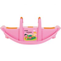 WOOPIE Bujak Wieloosobowy STAR Huśtawka Równoważna Różowa