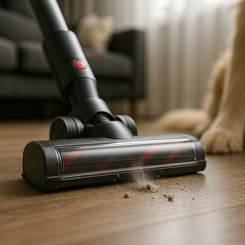 ODKURZACZ PIONOWY BEZPRZEWODOWY 31 kPa 400W HEPA Elektroszczotka LED na Arena.pl