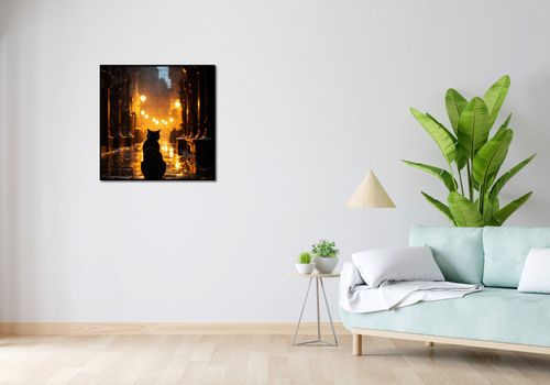 Plakat 70x70cm Samotna Wędrowczyni na Arena.pl