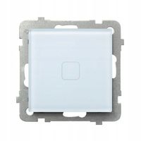 Sonata Touch Łącznik dotykowy pojedynczy Białe szkło szronione ŁPD-1RS/m/78