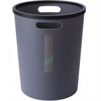Kosz Na Śmieci Na Papier ViO 8B02-RO Śmietnik z Pierścieniem 8L Szary