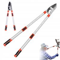 SEKATOR TELESKOPOWY KOWADEŁKOWY DO GAŁĘZI KRZEWÓW PĘDÓW OGRODOWY 69-100CM