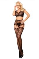 top+collant resille t01 noir t.u