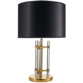 Lampka stołowa do gabinetu Exclusivo DN921 Step czarna złota