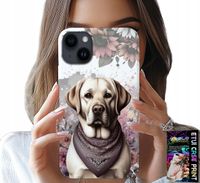 ETUI DO IPHONE 14 PLUS - PIESEK PIESKI HUSKY PSIE WZORY + SZKŁO