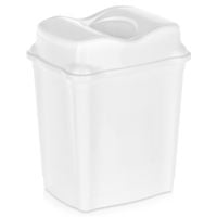 Kosz na Śmieci Odpady Plastikowy Uchylny Biurowy Łazienkowy Kuchenny 9L