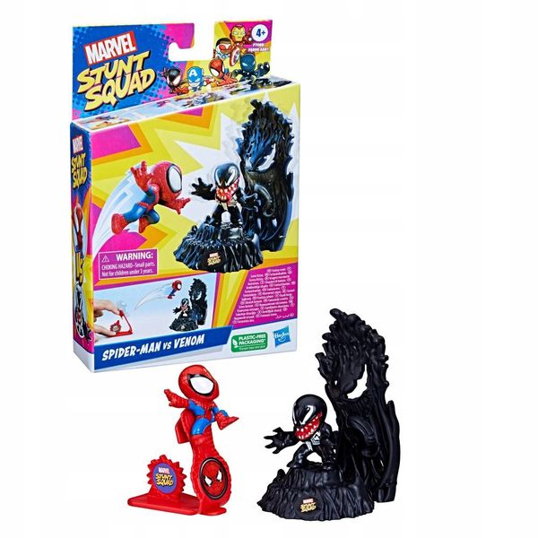 Hasbro Stunt Squad Spider-Man vs Venom zdjęcie 1