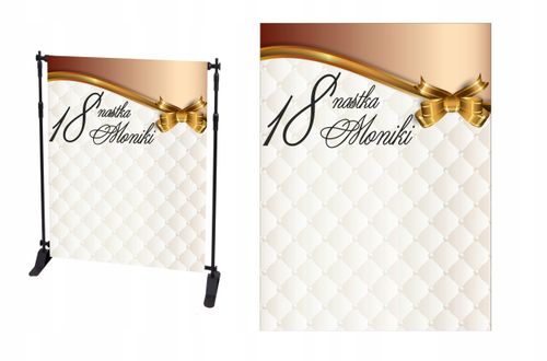 TŁO FOTOGRAFICZNE ścianka do zdjęć 18stka urodziny na Arena.pl