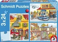 Puzzle 3x24 elementy. Służby ratownicze zdjęcie 1
