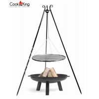 GRILL OGRODOWY COOKKING 180 CM, STALOWY RUSZT 70 CM + PALENISKO POLO 80 CM