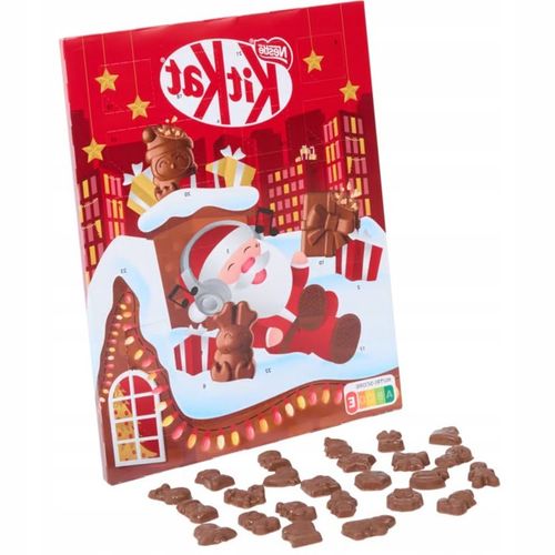 Kalendarz Adwentowy Dla Dzieci Chłopca Dziewczynki z Czekoladkami KitKat na Arena.pl