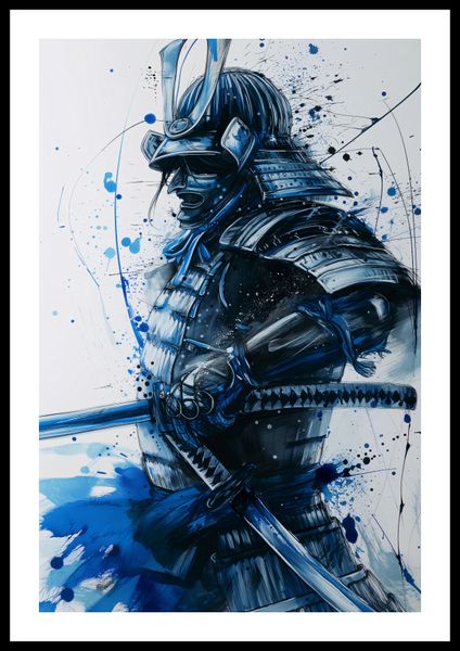 Plakat 40x60cm Samuraj w Błękicie zdjęcie 3