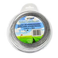 ŻYŁKA TNĄCA DO KOS I PODKASZAREK 2,4 MM 50 MB G73971 KWADRAT ZBROJONA