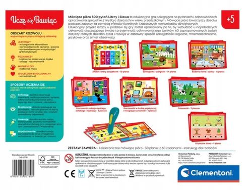 GRA EDUKACYJNA DLA DZIECI ALFABET CLEMENTONI na Arena.pl