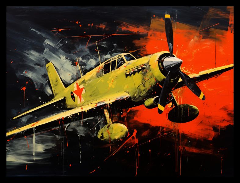 Plakat 40x30cm Barwny Przelot zdjęcie 2