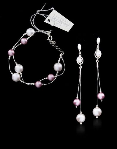 komplet srebro elementy Swarovski® na Arena.pl