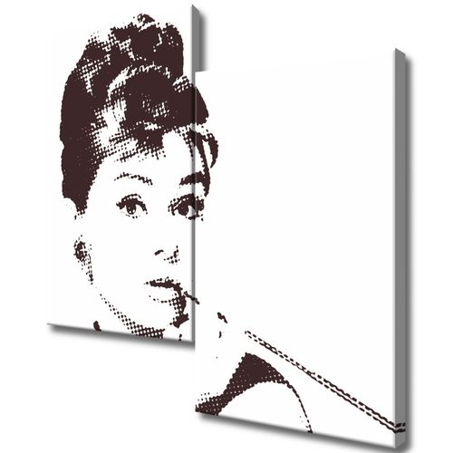 Obraz Płótno 60X60 Audrey Hepburn na Arena.pl