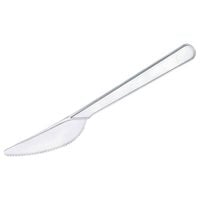 nóż transparentny 18cm deluxe 50szt. papstar