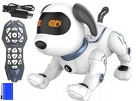 Interaktywny Robo Piesek Zdalnie Sterowany Pilotem Głosem Robi Sztuczki