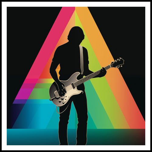 Plakat 80x80cm Pryzmat przez Gitarę na Arena.pl