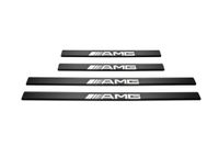 Listwa progowa MERCEDES C W201 190E AMG Stal nierdzewna 304 carbon 4szt