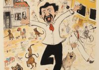Plakat 84x59,5cm Chaos w Miasteczku