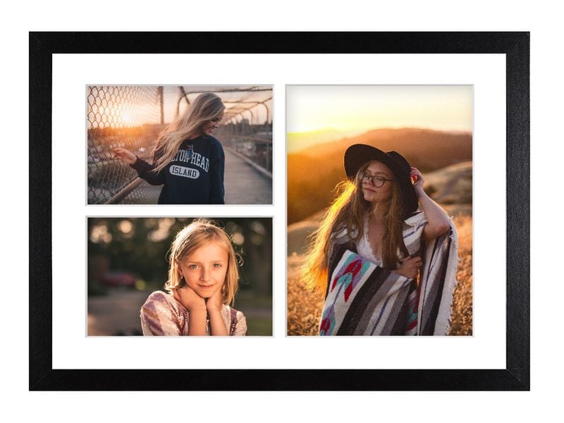 Ramka na 3 zdjęcia Hekla 30x40x3 galeria czarny 1szt. zdjęcie 1
