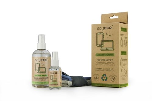 PŁYN DO CZYSZCZENIA EKRANÓW TV LCD LCD MONITORÓW ZESTAW Z MIKROFIBRĄ x3 na Arena.pl