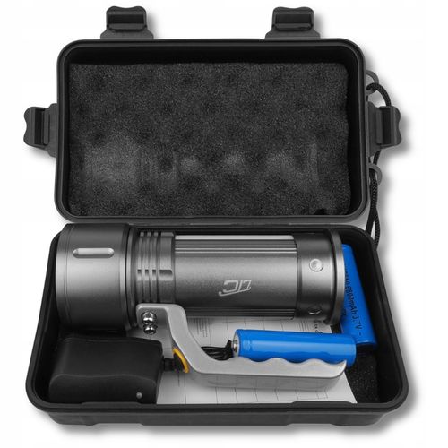 MOCNA AKUMULATOROWA LATARKA REFLEKTOR SZPERACZ na Arena.pl