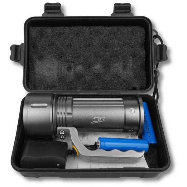 MOCNA AKUMULATOROWA LATARKA REFLEKTOR SZPERACZ zdjęcie 5