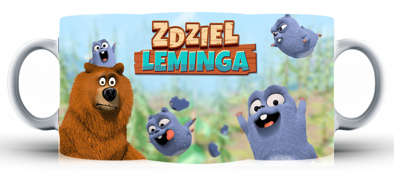 Kubek ceramiczny Grizzy i Lemingi zdjęcie 2