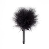mini black feather tickler