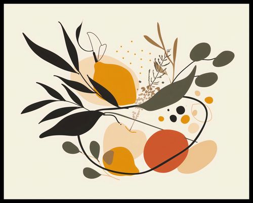 Plakat 76x60,5cm Botaniczny Wir na Arena.pl