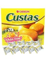 Ciastka custas biszkoptowe z nadzieniem waniliowym Nhon Orion wietnamskie