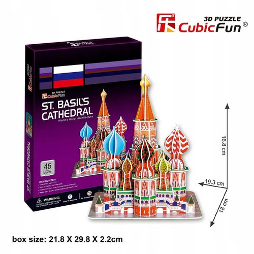 puzzle 3d led katedra św.basils na Arena.pl