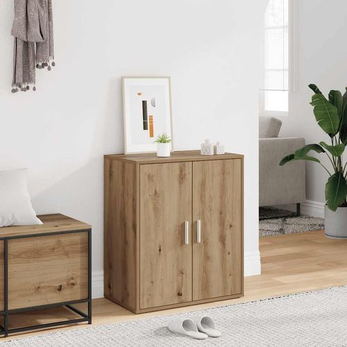 Szafka na buty, dąb artisan 32x35x70 cm materiał drewnopochodny na Arena.pl