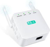 Wzmacniacz Sygnału WiFi 300Mb 2.4GHz Repeater Ethernet Anteny UK