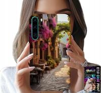 ETUI DO HUAWEI P30 PRO - MALOWNICZA ULICZKA Z KAWIARNIĄ + FOLIA