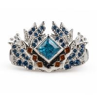 Sapphire | Adjustable Size | Metal | Pierścień Gamingowy | Monster Hunter