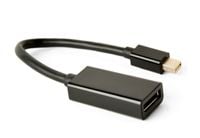 Adapter mini DisplayPort męski do DisplayPort żeński 4K 15 cm Gembird (czar