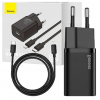 ładowarka sieciowa baseus super si quick charger 1c 20w z przewodem
