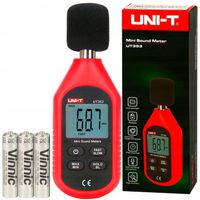 SONOMETR TESTER MIERNIK DŹWIĘKU DECYBELOMIERZ BATERIE ZESTAW UNIT UT353