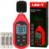 SONOMETR TESTER MIERNIK DŹWIĘKU DECYBELOMIERZ BATERIE ZESTAW UNIT UT353