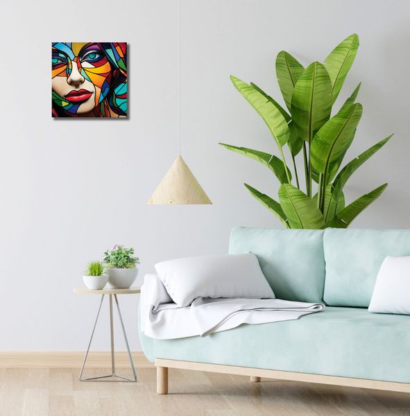 Obraz 30x30cm Spójrz Mi W Oczy zdjęcie 2