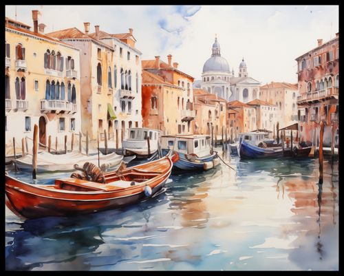 Plakat 76x60,5cm Wenecka Impresja na Arena.pl