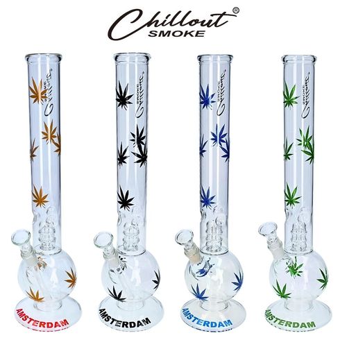 Bongo Szklane Chillout Smoke 45 cm perkolator Fajka Wodna 18,8 mm na Arena.pl