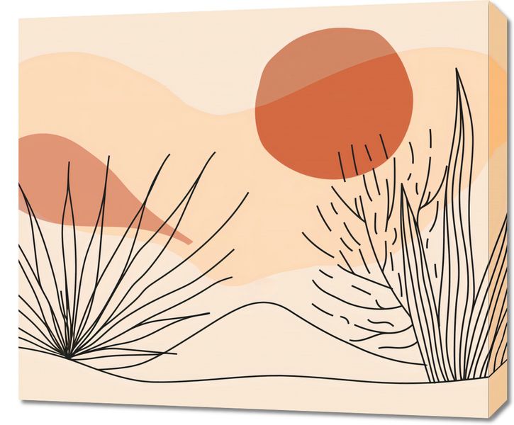 Obraz 70x60cm Miękka Roślinność zdjęcie 1