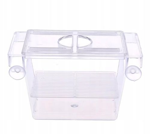 Kotnik Plastikowy dla Ryb Rozmiar L 22,5x9,5x10cm Dwie Komory DUŻY na Arena.pl