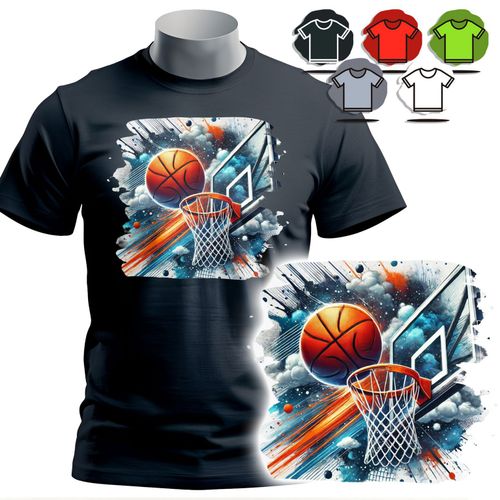 KOSZULKA T-SHIRT MĘSKI WZORY DO WYBORU - KOSZYKÓWKA - XXL na Arena.pl